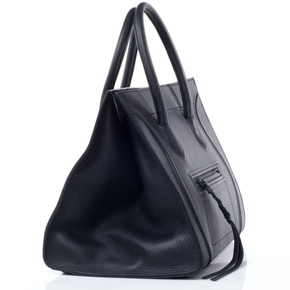 Celine Smooth Calfskin Medium Phantom Luggage Black 4 of 10