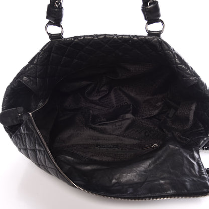 Chanel Aged Calfskin Vintage Ligne XL Lady Braid Tote Black 5 of 14