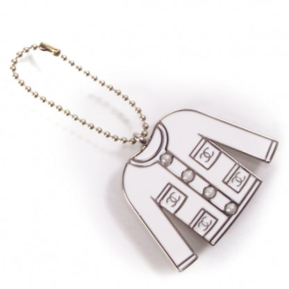 Chanel Pearl Enamel Blazer Charm 1 of 4