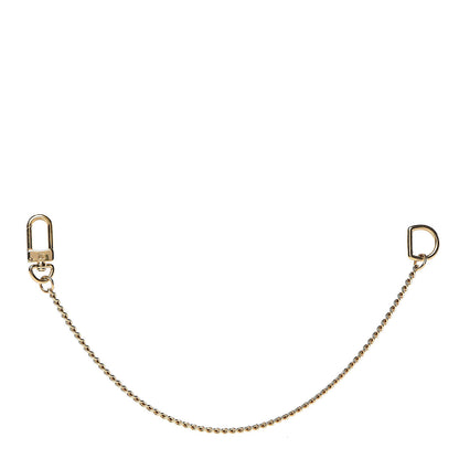 Louis Vuitton Metal Pochette Extender Key Ring Chain Gold 1 of 3
