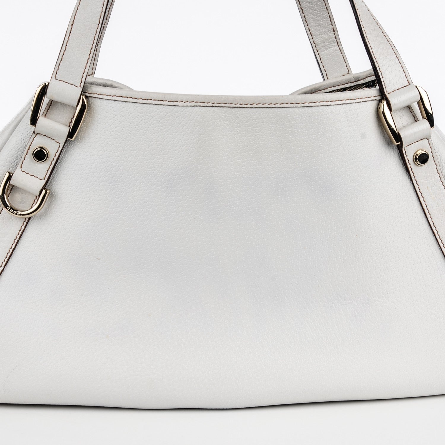 Gucci Calfskin Medium Abbey Shoulder Bag White 4 of 8