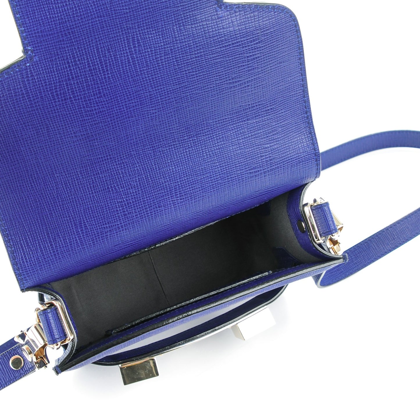 Linosa Calfskin Tiny PS11 Classic Shoulder Bag Ultramarine
