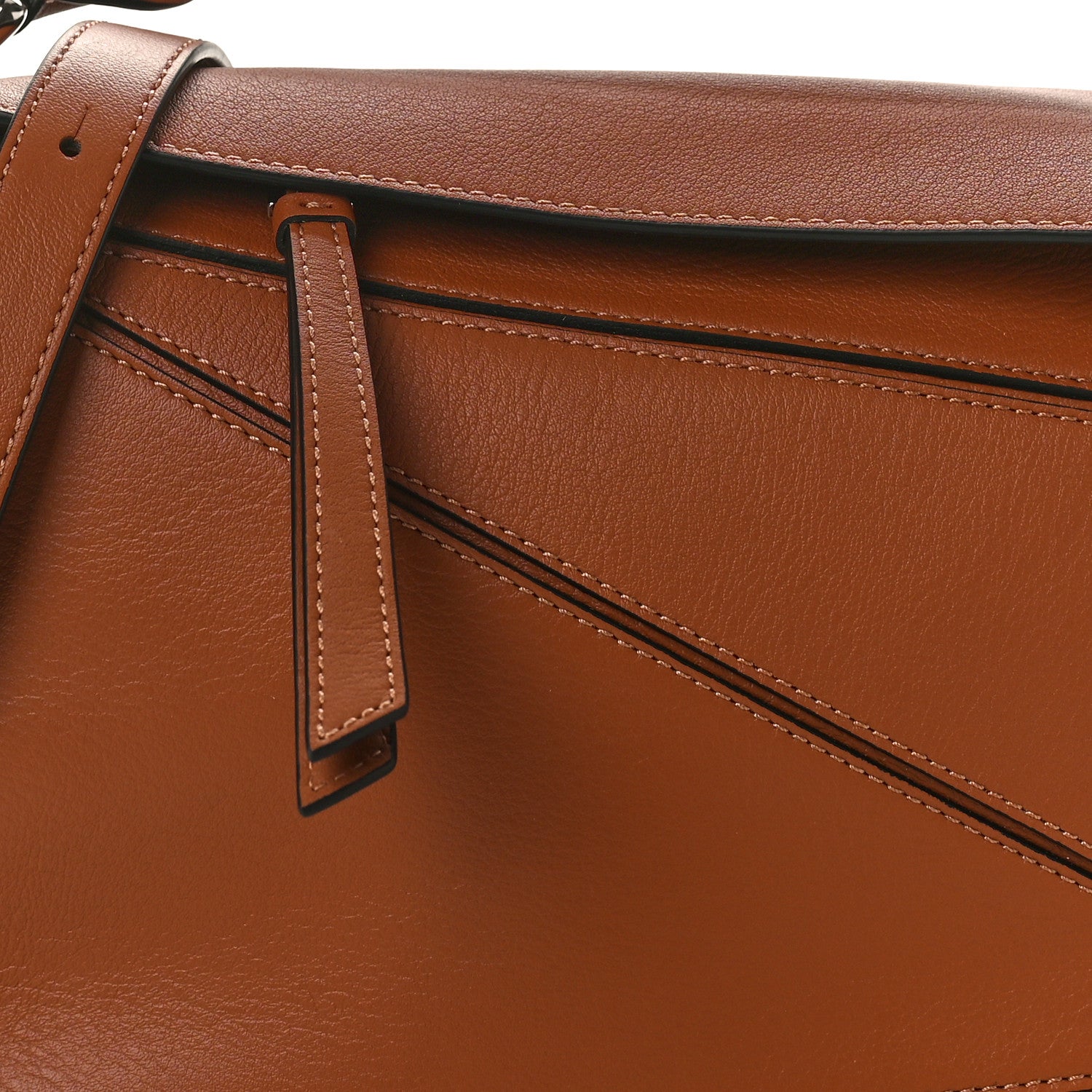 Loewe Calfskin Small Puzzle Bag Tan 7 of 9