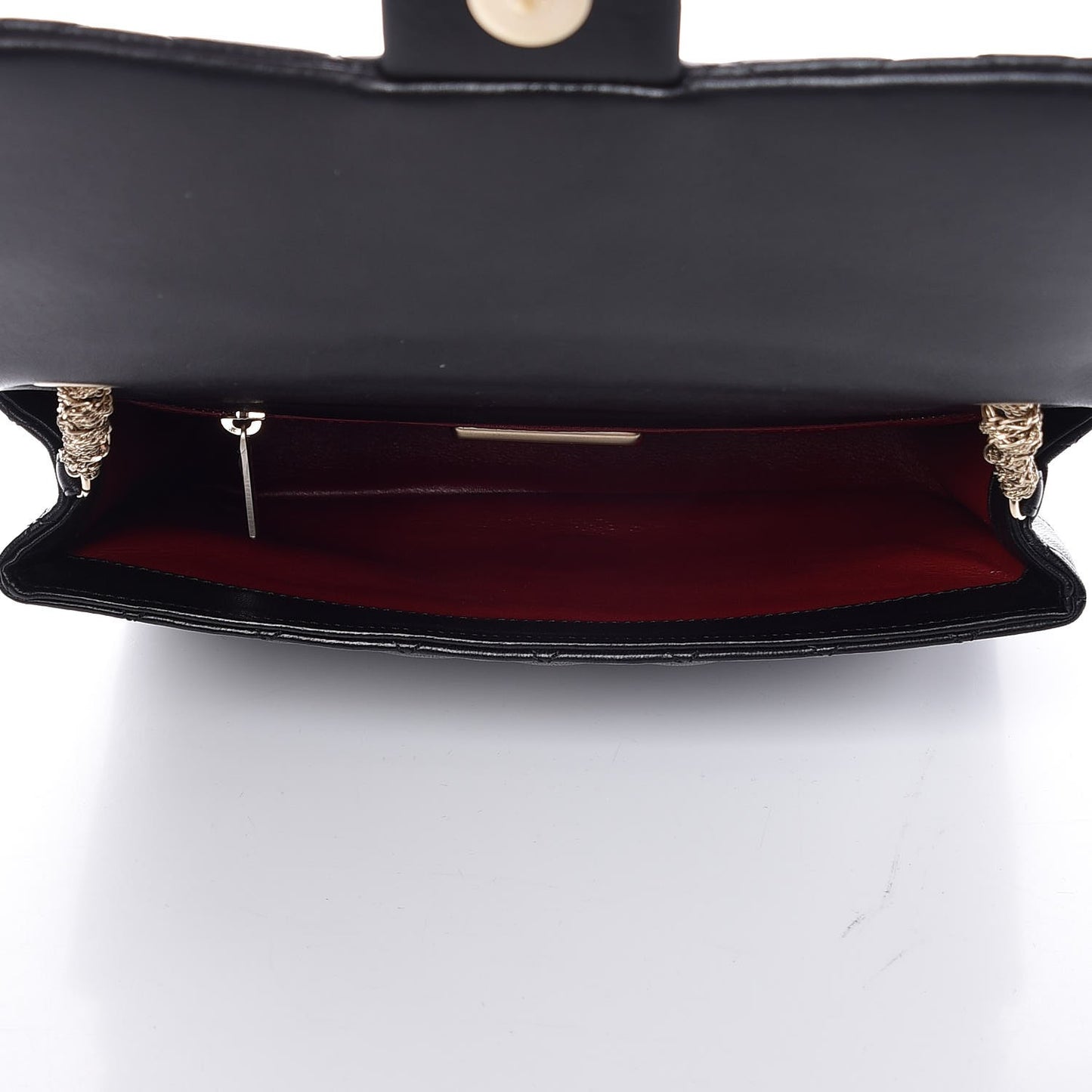 Lambskin Quilted Medium Westminster Pearl Flap Black