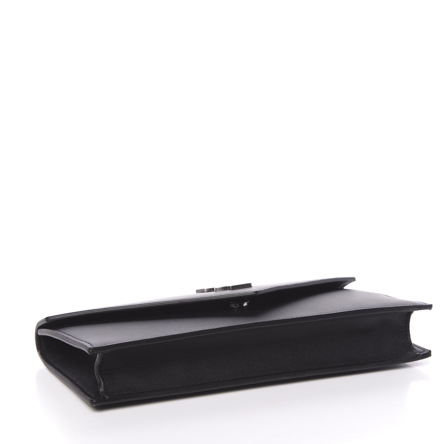 Calfskin Monogram Clutch Black