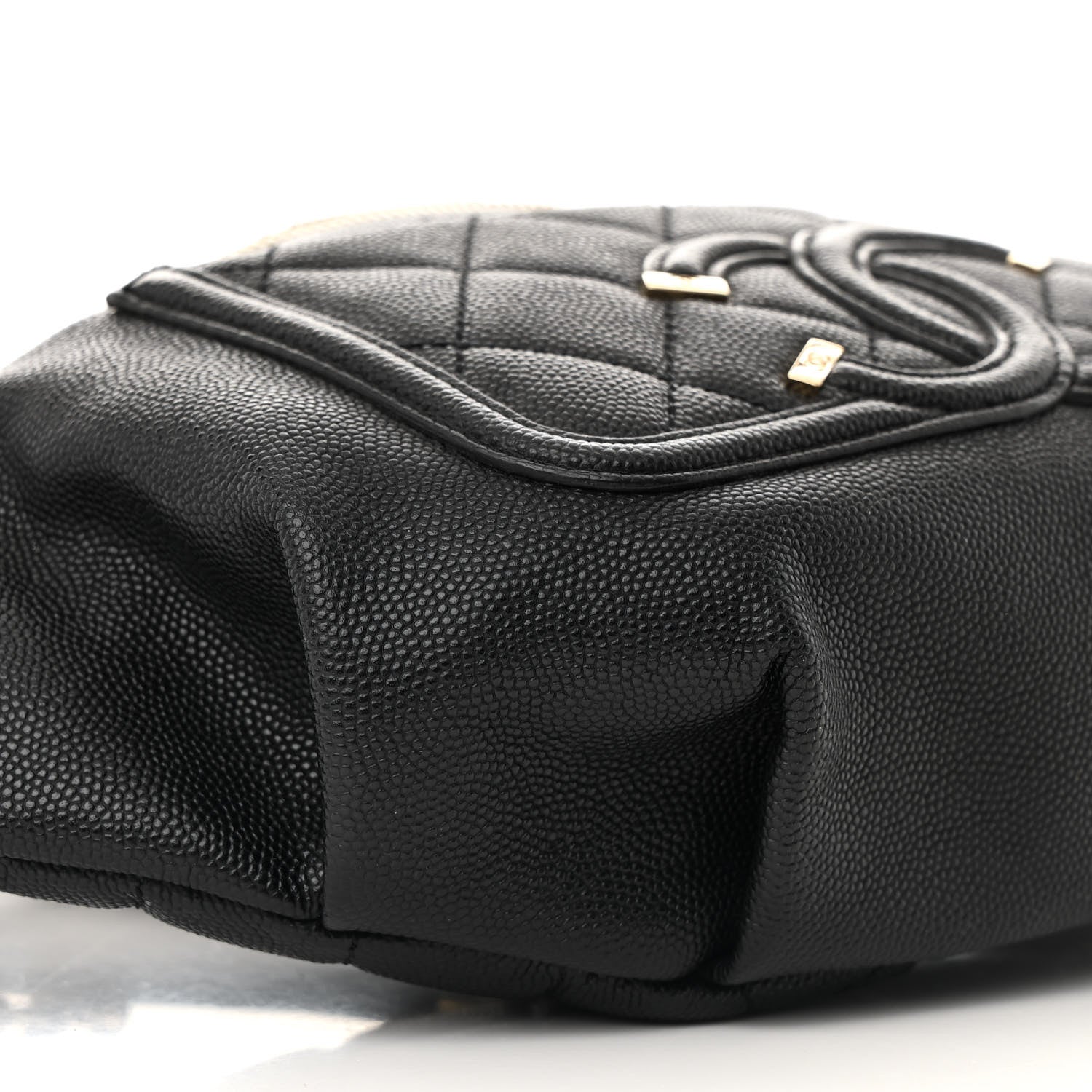 Chanel Caviar Quilted Filigree Waist Bag Black 9 of 15
