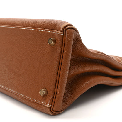 Hermes Togo Kelly Retourne 32 Gold 10 of 13