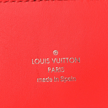 Louis Vuitton Monogram Elizabeth Pencil Pouch Red 6 of 8