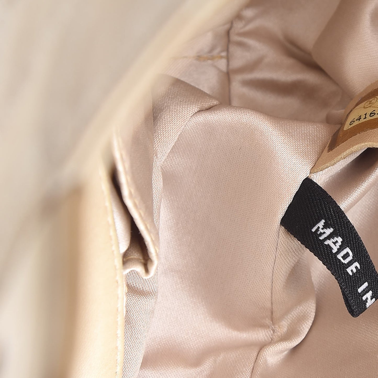 Nylon Travel East West Flap Bag Light Beige