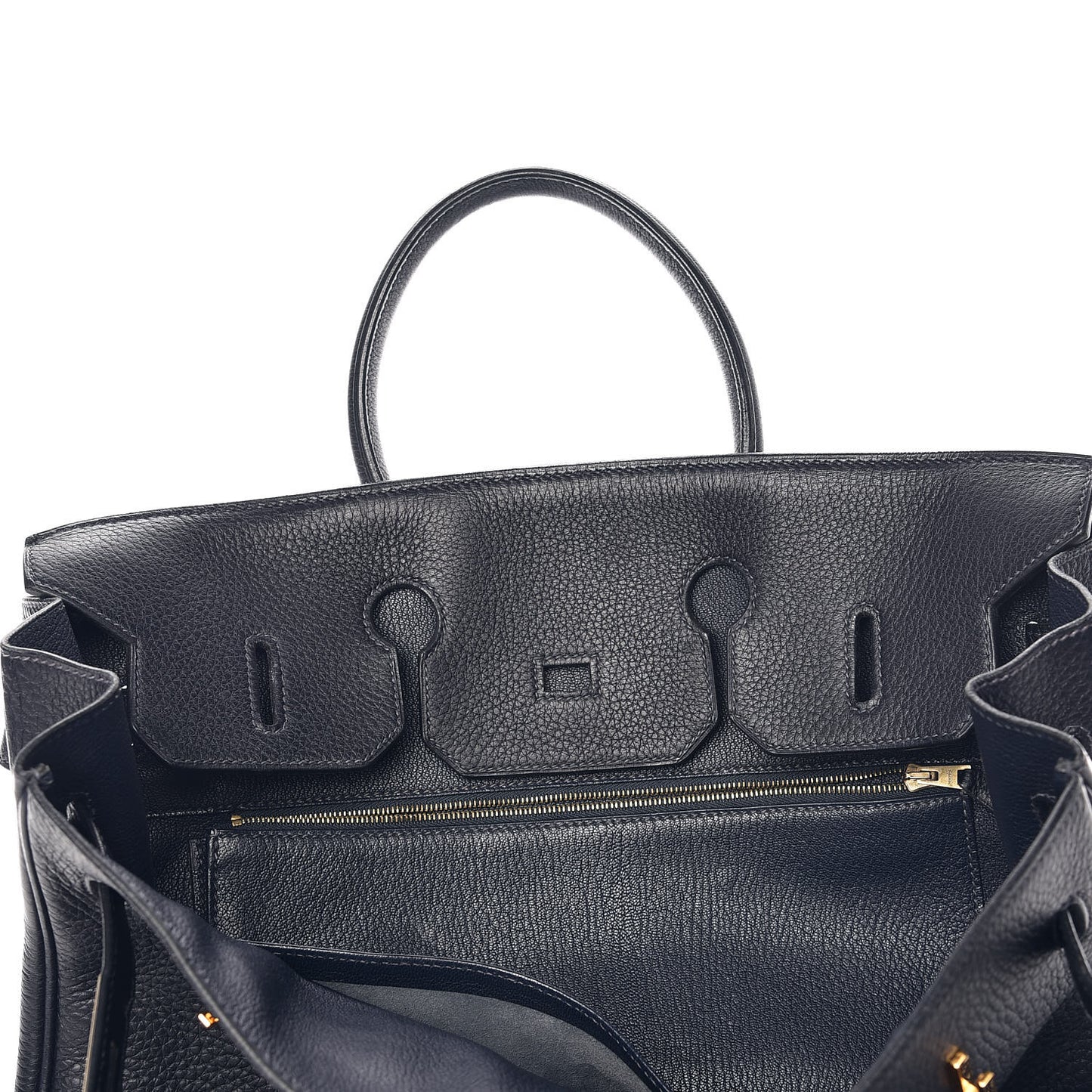 Taurillon Clemence Birkin 35 Bleu Indigo