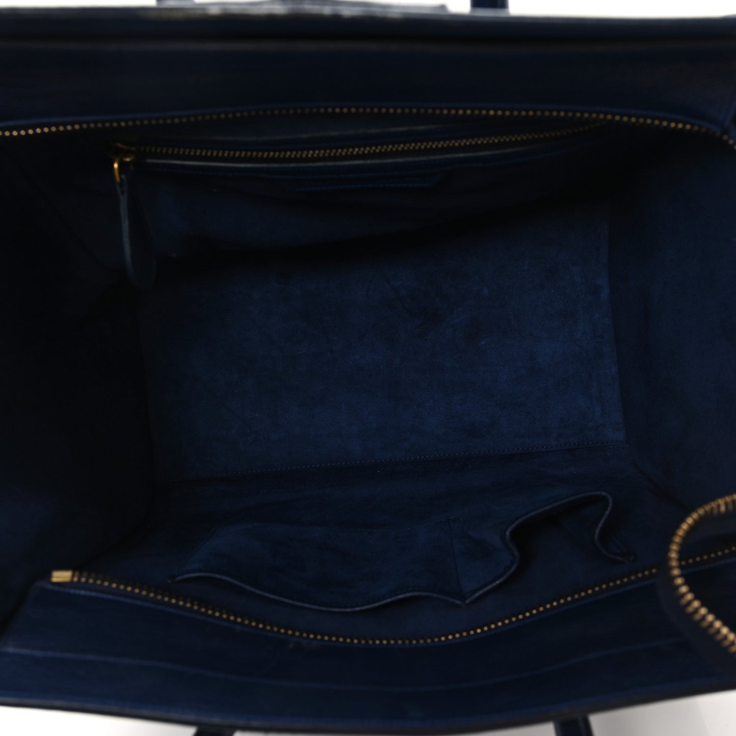 Drummed Calfskin Mini Luggage Ink