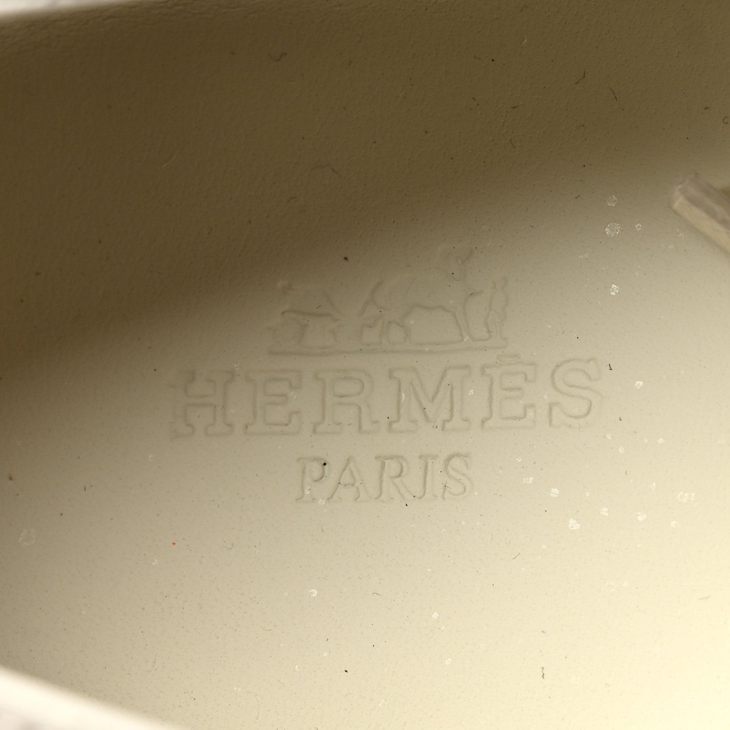 Hermes Glossed Calfskin First Derby 37.5 Beige Glaise 7 of 9