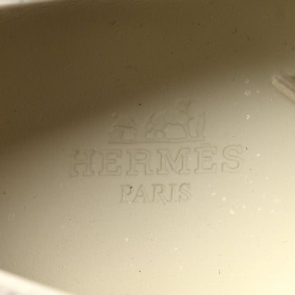 Hermes Glossed Calfskin First Derby 37.5 Beige Glaise 7 of 9