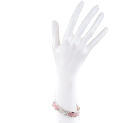 Hermes Enamel Narrow Clic Clac H Bracelet GM Bois De Rose 2 of 4