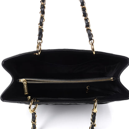 Chanel Caviar Quilted Grand Shopping Tote GST Black 5 of 12