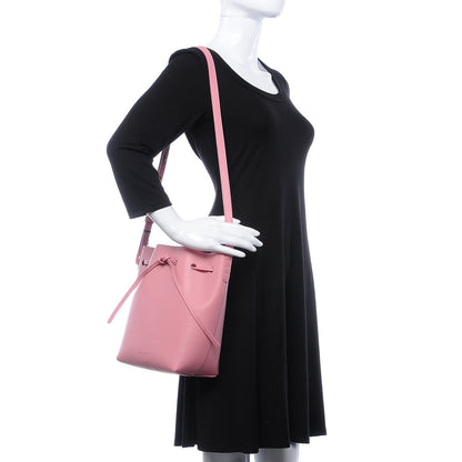 Mansur Gavriel Calfskin Mini Bucket Bag Peony 2 of 8