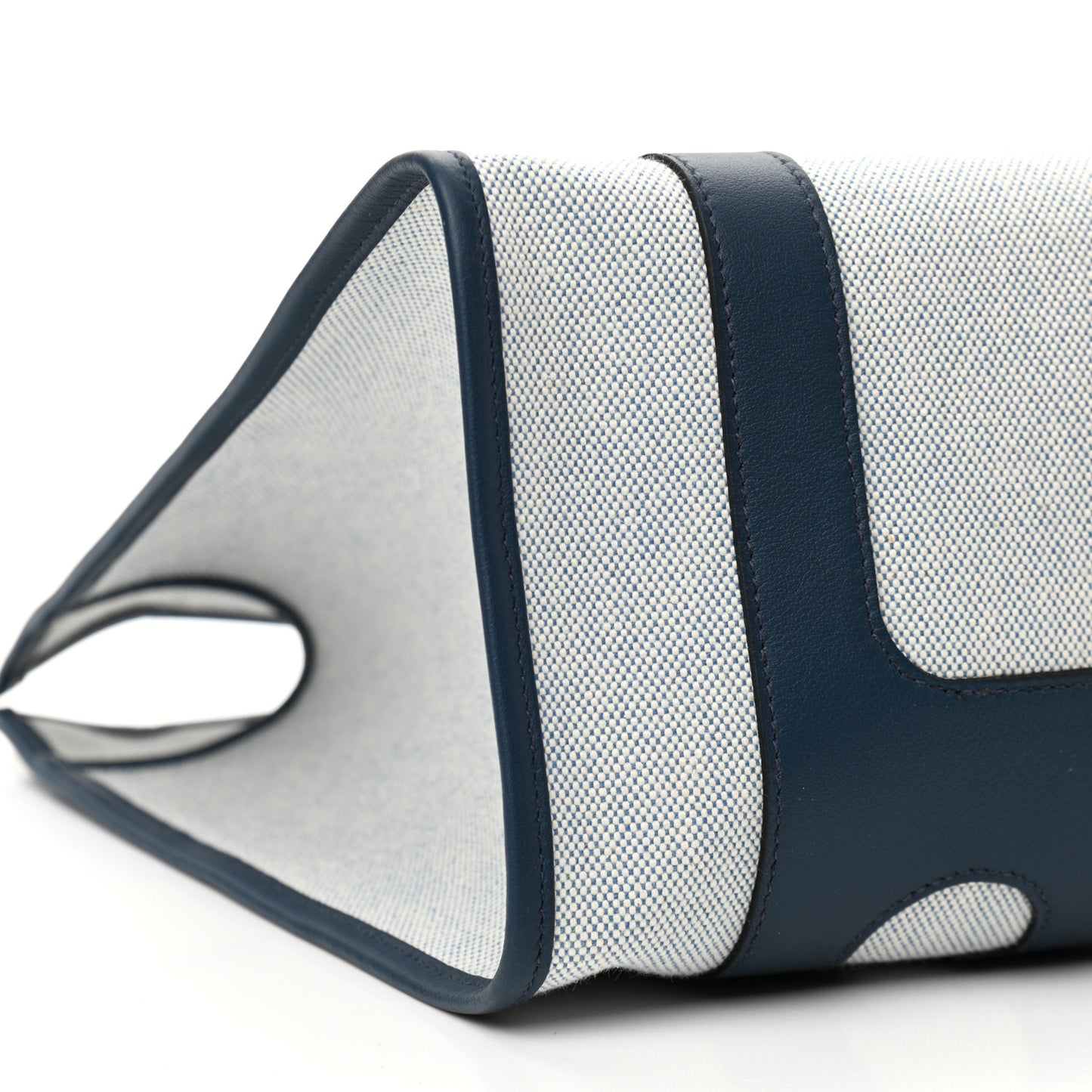 Swift Toile Petit H Decoupe Skeleton Tote GM Ecru Navy