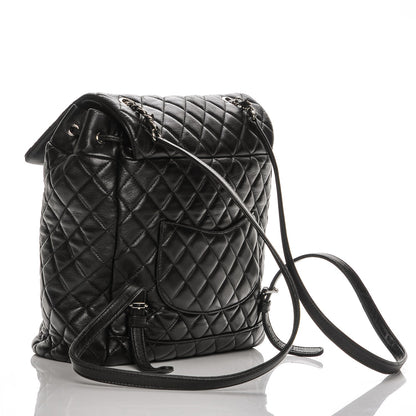 Chanel Lambskin Quilted Large Urban Spirit Backpack Black 3 of 7