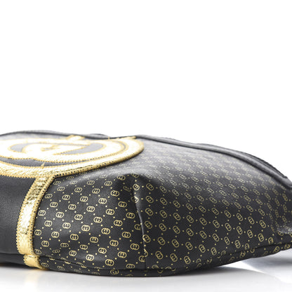 Gucci X DAPPER DAN Calfskin Laminated Ayers GG Micro Monogram Mens Belt Bag Black 6 of 9