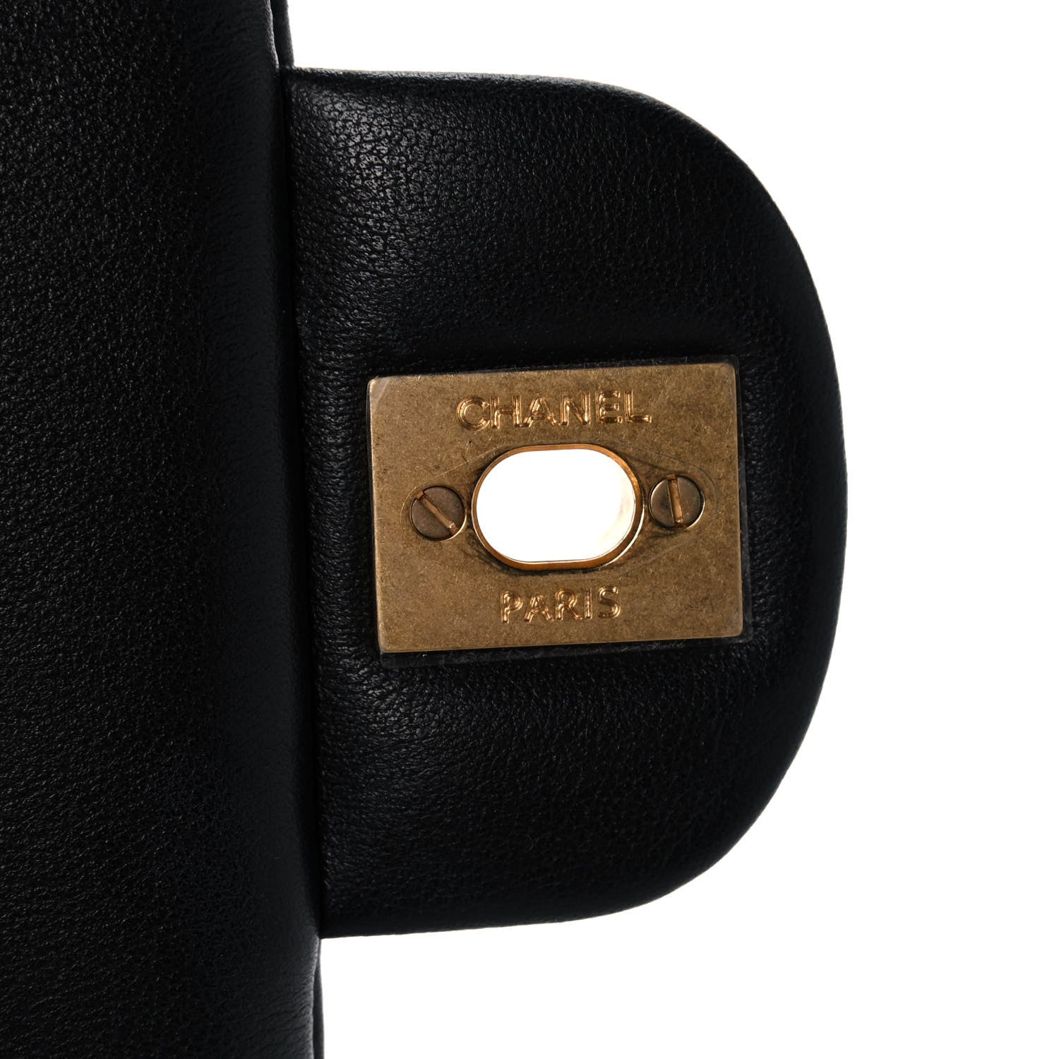 Chanel Calfskin Quilted Small Lady Handle Clutch With Chain Black 9 of 12