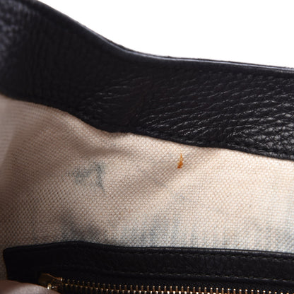 Gucci Pebbled Calfskin Medium Emily Hobo Black 10 of 15