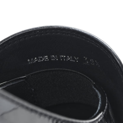 Prada Vernice Triangle 50mm Loafers 39.5 Black 9 of 10