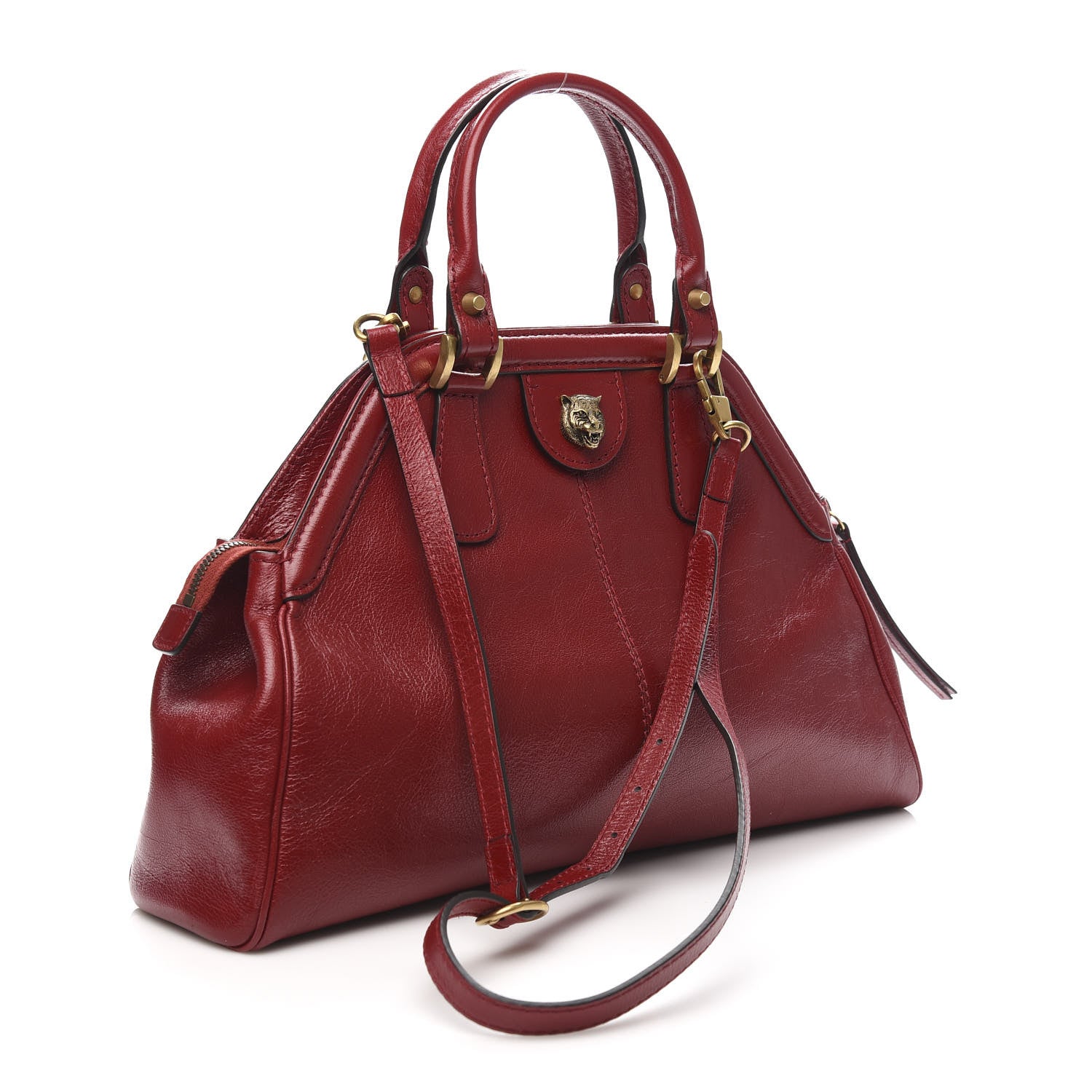 Gucci Piuma Lux Energy Medium Re(Belle) Top Handle Bag Romantic Cerise 3 of 10