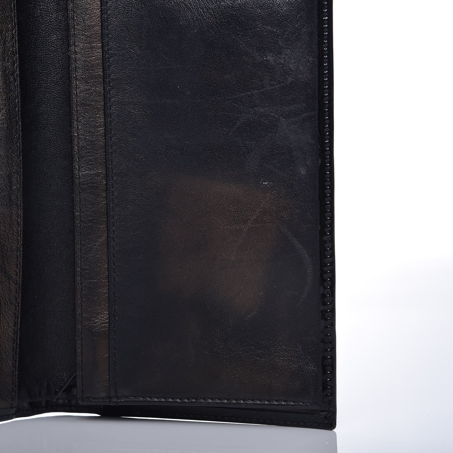 Chanel Patent CC Yen Wallet Black 9 of 11