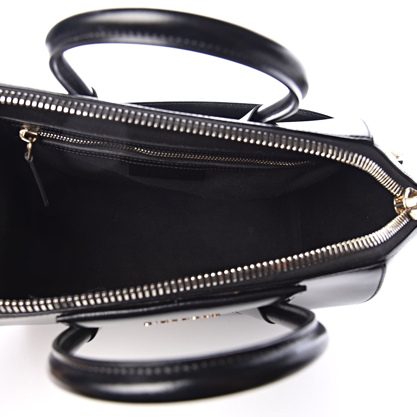 Shiny Lord Calfskin Medium Antigona Black