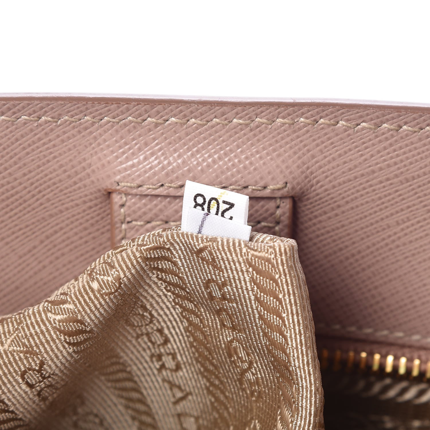 Prada Saffiano Lux Medium Tote Cammeo 7 of 9