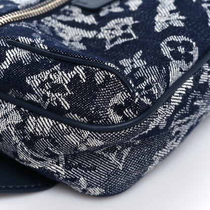 Louis Vuitton Monogram Tapestry Canvas Monogram Outdoor Bumbag Bleu 9 of 10