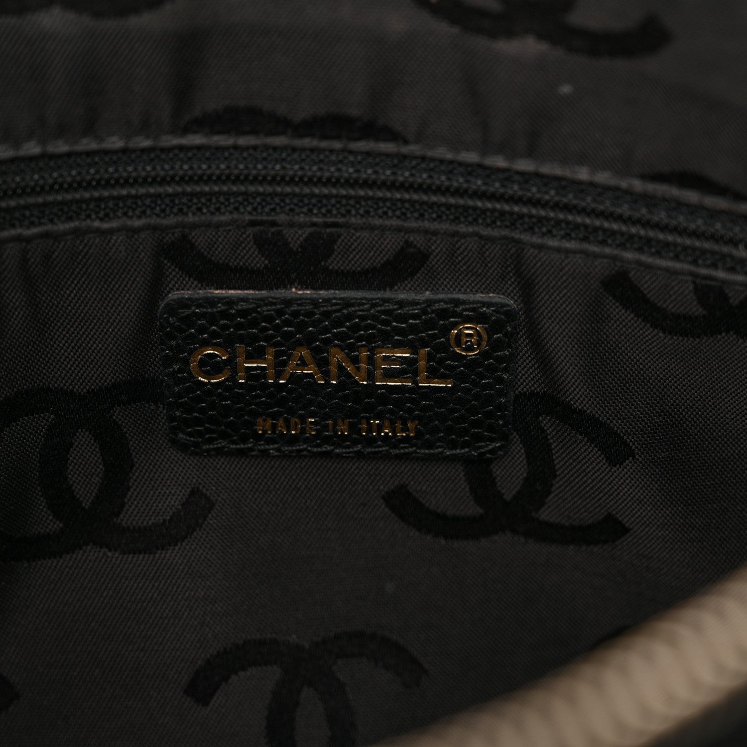 Chanel Caviar Stitched Chocolate Bar Shopping Black 8 of 21