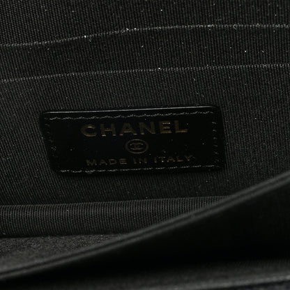 Chanel Calfskin Quilted Mini Maxi Pearls Wallet On Chain WOC Black 6 of 9