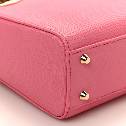 Christian Dior Lizard Mini Lady Dior Pink 7 of 8