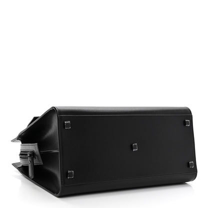 Saint Laurent Grain De Poudre Medium Uptown Tote Black 5 of 11