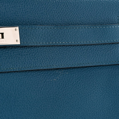 Hermes Togo Kelly Retourne 35 Bleu de Galice 10 of 12