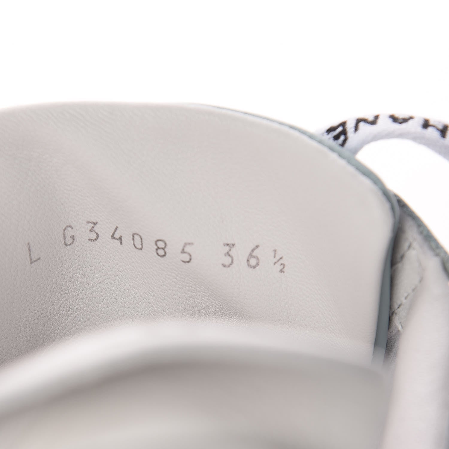 Chanel Calfskin CC Sneakers 36.5 Blue 9 of 11