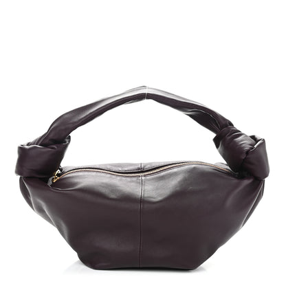 Bottega Veneta Nappa Mini Double Knot Bag Grape 1 of 9