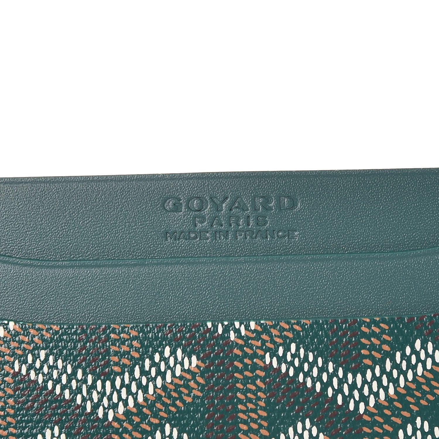 Goyard Goyardine Saint Sulpice Card Holder Green 6 of 7