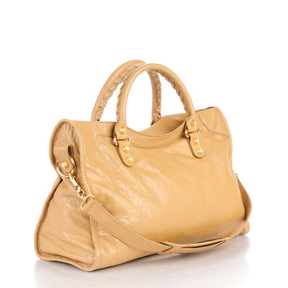 Balenciaga Agneau Giant 12 Gold Hardware City Beige Nougatine 3 of 8