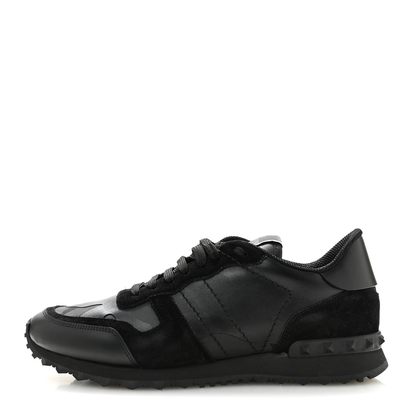 Nappa Suede Camouflage Mens Rockrunner Sneakers 41 Black