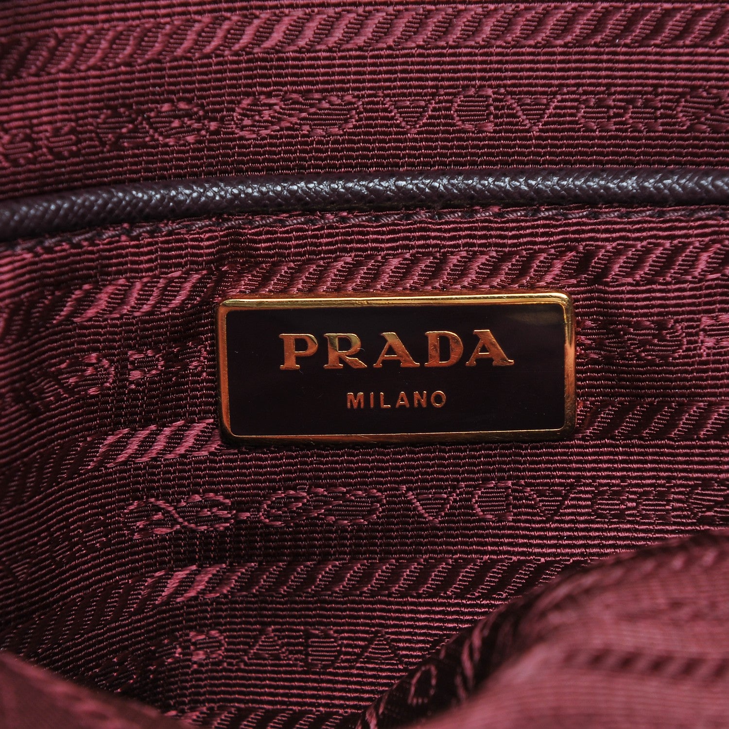 Prada Saffiano Lux Large Tote Granato 7 of 7