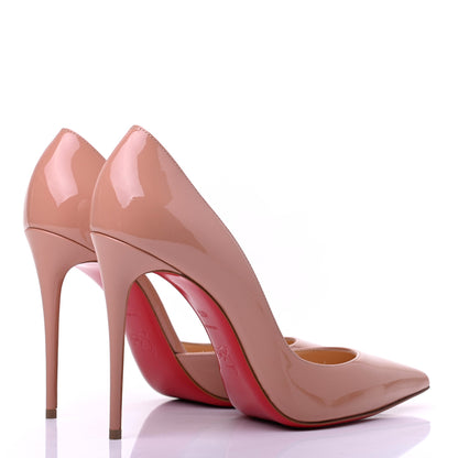 Christian Louboutin Patent Iriza 100 Pumps 40.5 Nude 4 of 8
