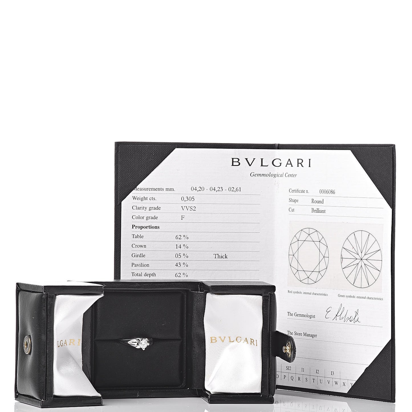 Platinum Diamond Corona Engagement Ring 49 4.75