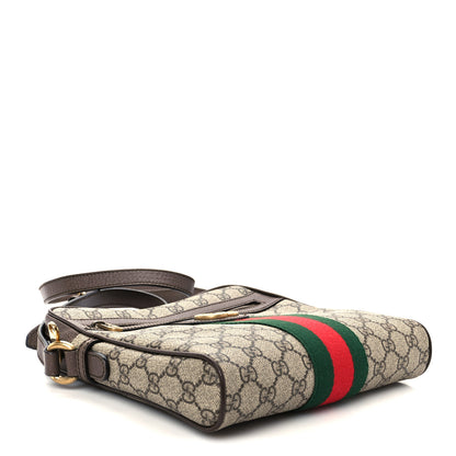 Gucci GG Supreme Monogram Web Small Ophidia Messenger Bag Brown 6 of 21