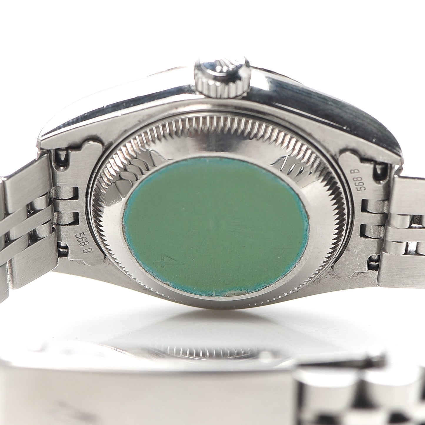 Stainless Steel 18K White Gold Diamond 26mm Oyster Perpetual Datejust Watch Sodalite 179174