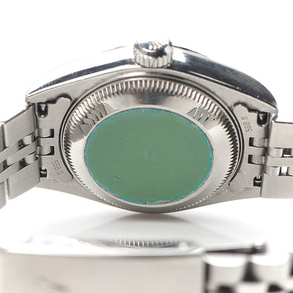 Rolex Stainless Steel 18K White Gold Diamond 26mm Oyster Perpetual Datejust Watch Sodalite 179174 4 of 6