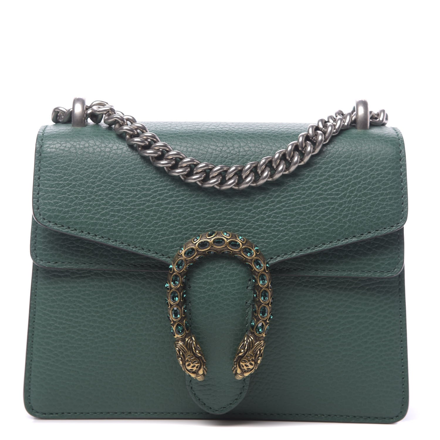 Gucci Calfskin Mini Dionysus Shoulder Bag Emerald 1 of 11