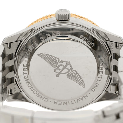 Breitling Stainless Steel 18K Rose Gold 41mm Navitimer Automatic Watch White U17326 4 of 5