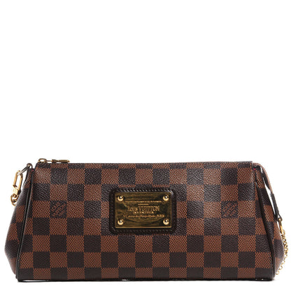 Louis Vuitton Damier Ebene Eva Clutch 1 of 8